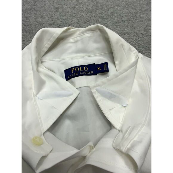 Polo Ralph Lauren Shirt Button Up Mens XL White Pony Classic Cotton New - Picture 3 of 11